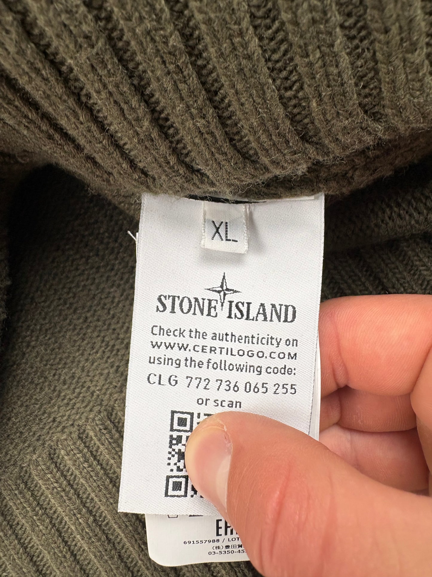 Stone Island Half-Zip (XL)