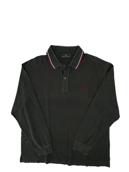 Fred Perry Langarm Poloshirt (L)