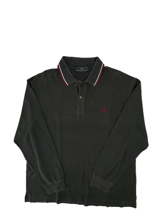 Fred Perry Langarm Poloshirt (L)
